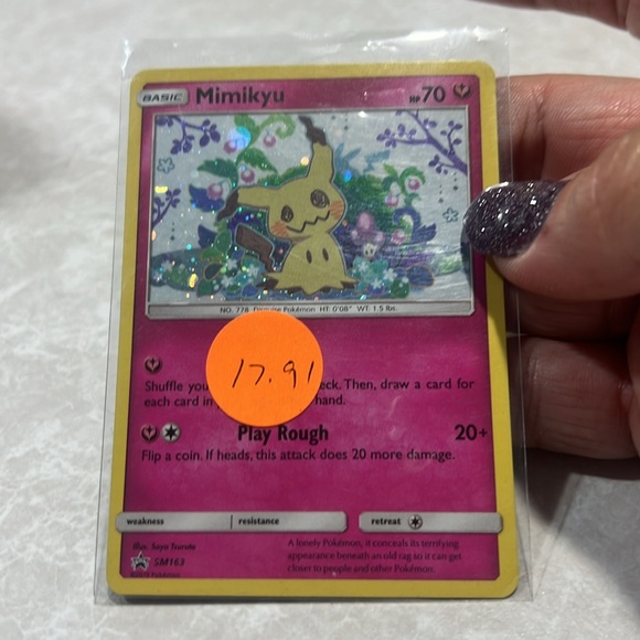 Pokémon Mimikyu card number sm163 - Picture 2 of 4